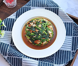 菠菜炝拌蛤蜊肉的做法