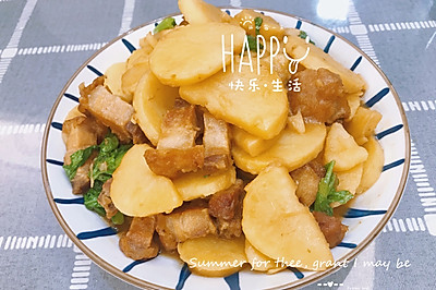 五花肉闷土豆-能吃两碗饭系列