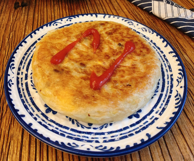 手抓饼包饭的做法