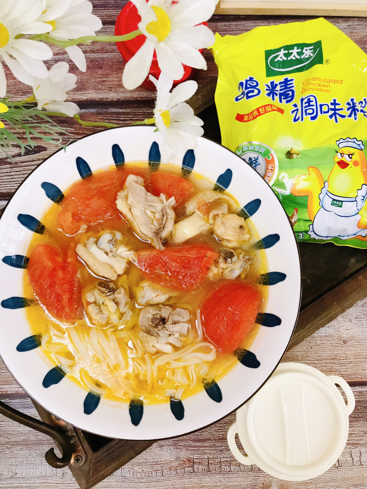 番茄鸡汤面的做法