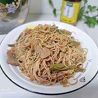 猪肉豆角蒸面条的做法图解14