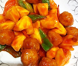 香菠咕老肉的做法