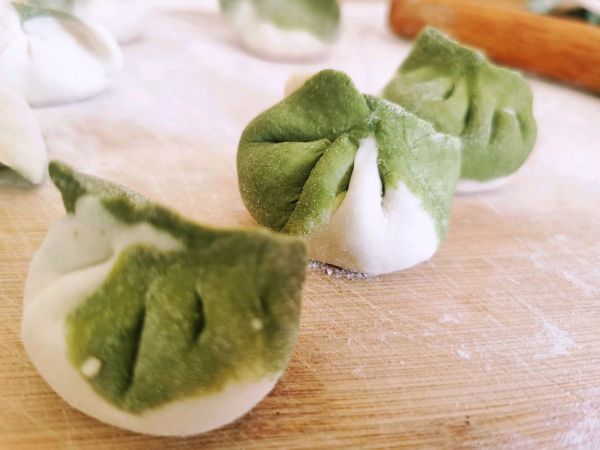 有颜有料、营养美味又简单易行的彩色饺子