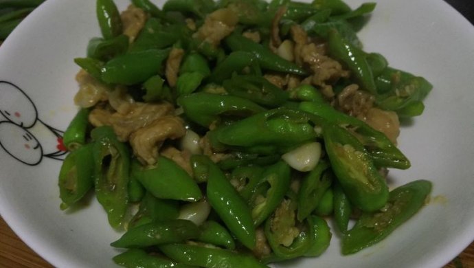 青椒炒肉肉
