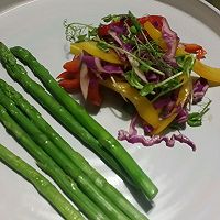 轻脂#菲力牛排蔬菜沙拉#的做法图解8