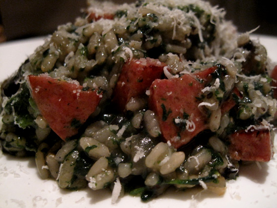 risotto with wild mushrooms 