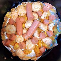 #摩其林美味CP#超满足的Brunch-空炸土豆香肠拼盘的做法图解6