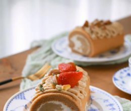 知食力菜谱——红糖栗子奶油卷的做法