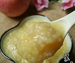 苹果小米粥的做法