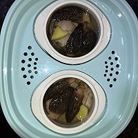 羊肚菌鲍鱼排骨汤的做法图解4