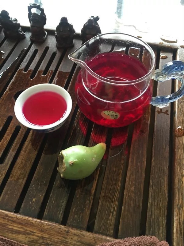 仙人掌果汁饮的做法