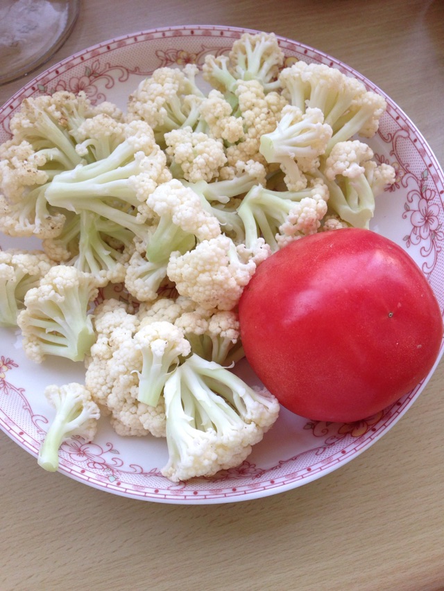 番茄菜花的做法图解1