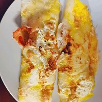 低脂低油低卡健康减肥早餐鸡蛋饼的做法图解8