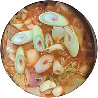 辣白菜土豆骨头汤的做法图解5