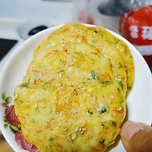 辅食鲜虾蔬菜饼