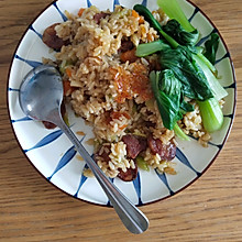 超级美味腊肉煲仔饭