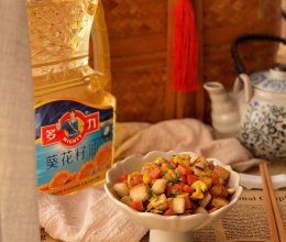 #健康炸味用多力#巨好吃的吐司炒饭的做法