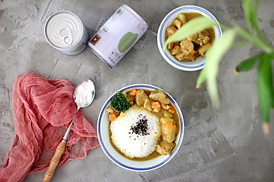 咖喱鸡肉饭——轻氧一罐鲜米