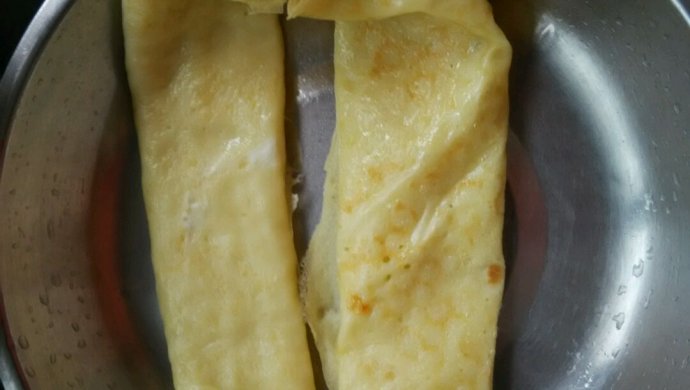 鸡蛋煎卷