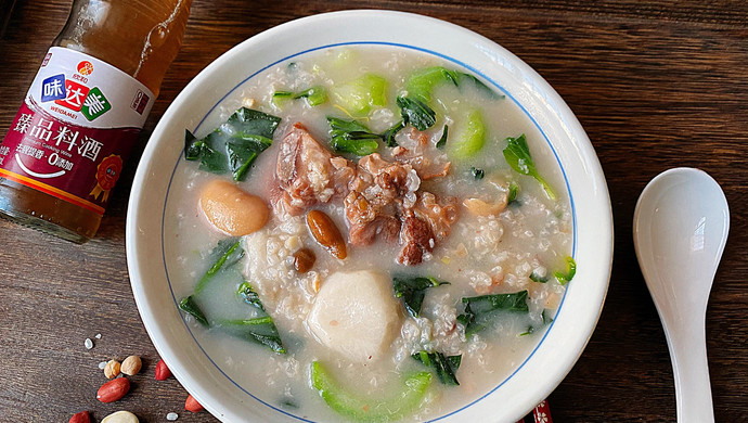 咸排蔬菜粥