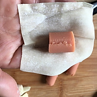 糖果香肠卷的做法图解2