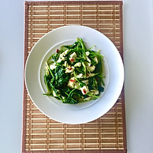 菠菜炒蛋白— 减肥健身食谱