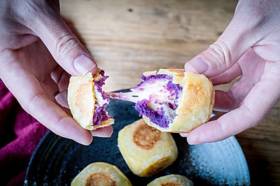 拉丝紫薯仙豆糕