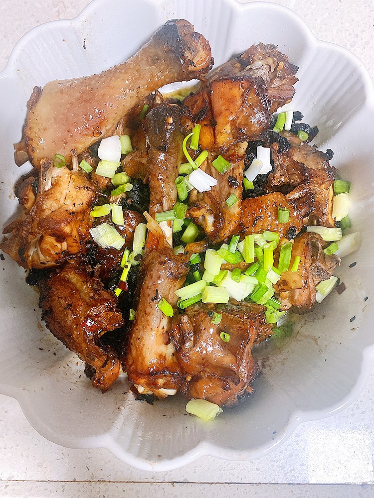 豆豉蒸腊鸡的做法