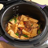 肉末香煎豆腐的做法图解7
