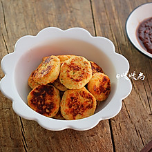 胡萝卜鸡肉饼