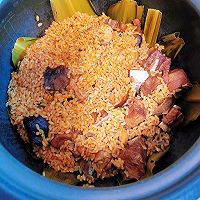 巨好吃的粽叶饭-粽香香菇排骨饭的做法图解11