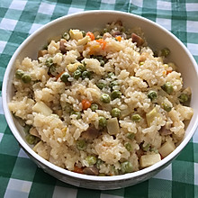 春笋青豆咸肉糯米饭