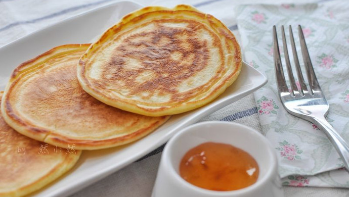 橄榄油热松饼