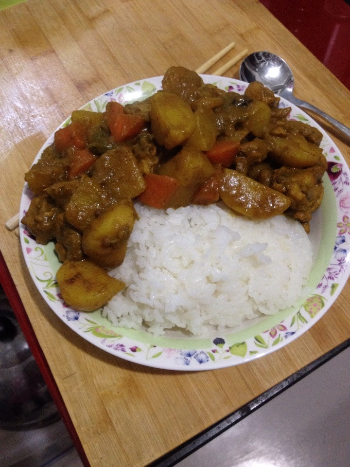 咖喱鸡肉饭的做法