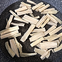 菠菜拌腐竹的做法图解2