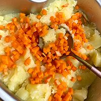 超简单的胡萝卜芝士焗焖土豆泥的做法图解10