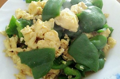 少油版青椒炒蛋