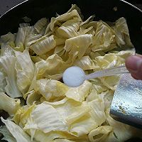 手撕包菜的做法图解3