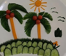 蔬果盘饰：海南之风的做法