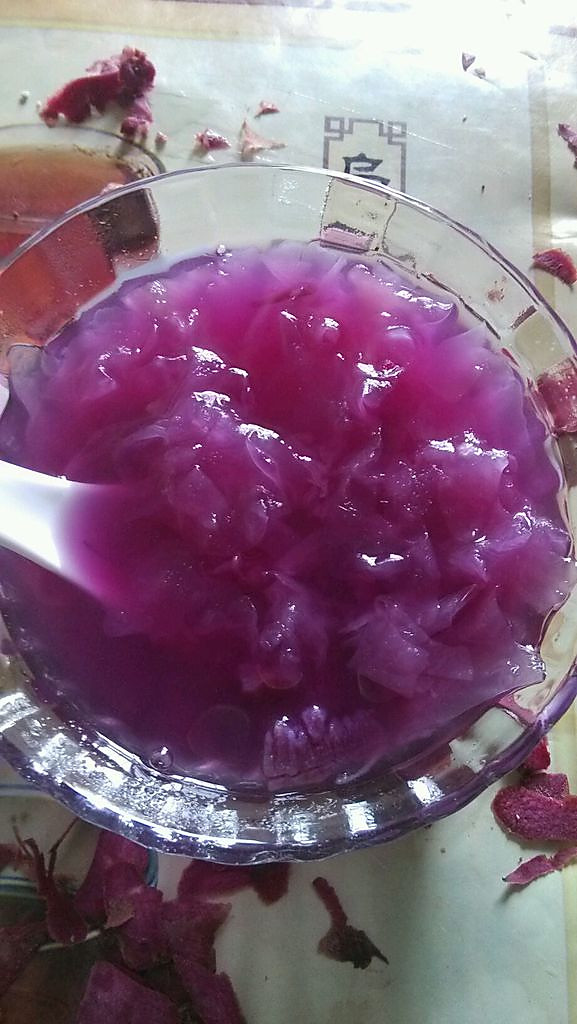 紫薯银耳粥的做法