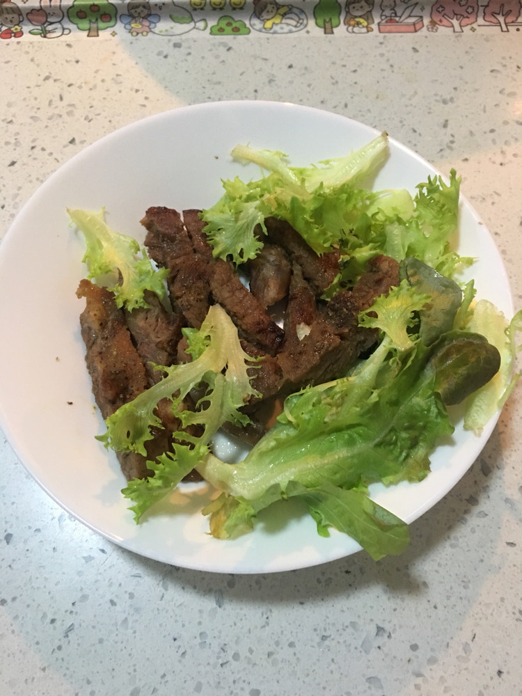 牛排的简单吃法的做法