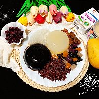 #确幸即“莓”好 让生活“蔓”下来#芋圆蔓越莓鲜果捞的做法图解1