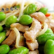 毛豆榨菜肉丝