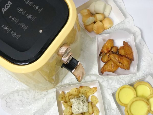 用空气炸锅做了个网红蒜泥土豆块 超好吃