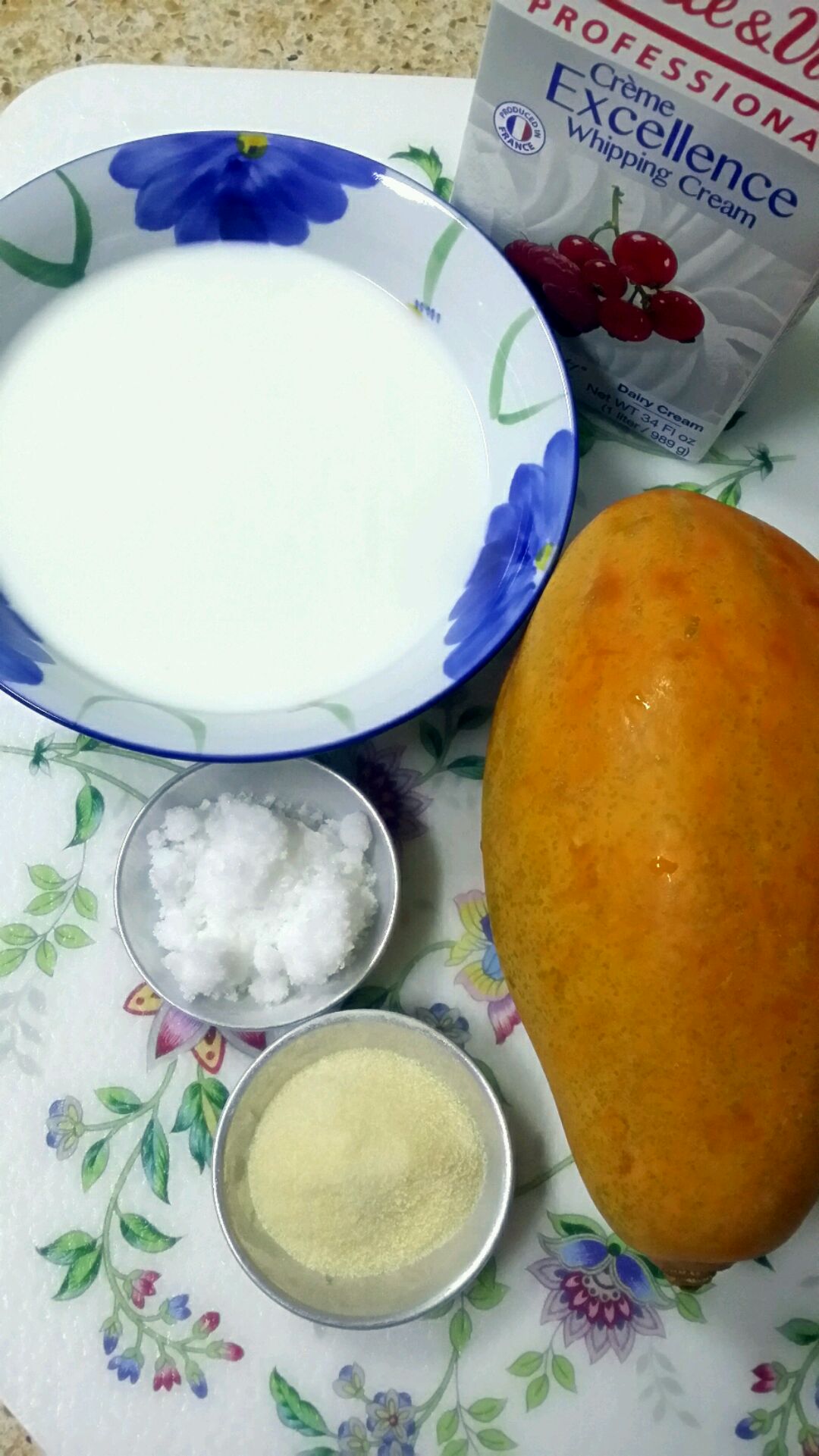 木瓜牛奶冻的做法_菜谱_豆果美食