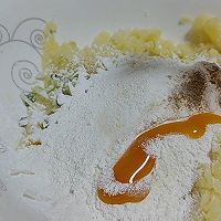 #鸡汁入家宴 感恩正当“食”#金黄酥脆的鸡汁洋芋粑粑的做法图解8