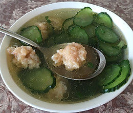 夏日清新虾丸汤——女儿的美食时光的做法