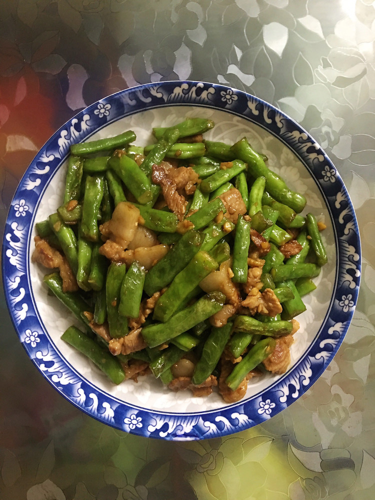 四季豆炒肉的做法