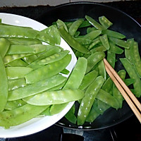 清炒荷兰豆#鲜香滋味搞定萌娃#的做法图解5