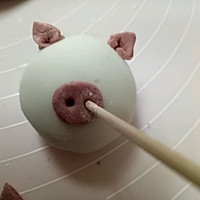 萌萌猪芝麻汤圆的做法图解11